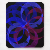 Acht geometrisches Mauspapier Mousepad (Vorne)