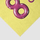 Acht ist der Große Ballon Nummer Geburtstag Seidenpapier (Ausschnitt)