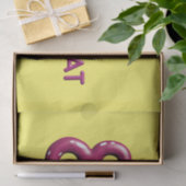 Acht ist der Große Ballon Nummer Geburtstag Seidenpapier (Geschenk)