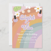 Acht ist ein lebhafter Wellness-Center Rainbow 8. Einladung (Vorderseite)