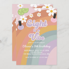 Acht ist ein lebhafter Wellness-Center Rainbow 8.  Einladung