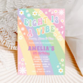 Acht ist eine lebhafte Einladung zum Geburtstag