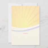 Acht ist eine wunderbare Einladung zum Geburtstag (Rückseite)