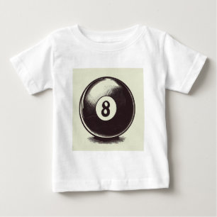 Acht-Kugel mit Einsatz Baby T-shirt