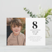 Acht Landschaften Foto Einladung (Stehend Vorderseite)