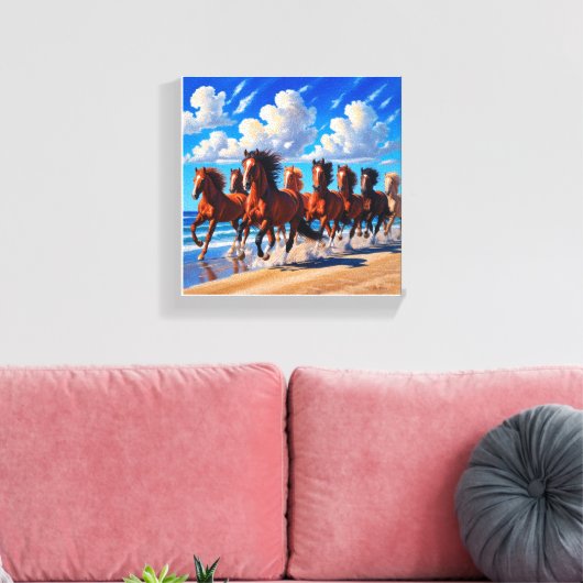 Acht Leinwand Glück (Insitu (Wohnzimmer))