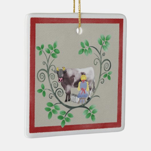 Acht Maid a Milking Weihnachtsschmuck (Rechts)