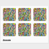 Acht Martinis Stickers (Blatt)