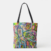 Acht Martinis Tote Bag Tasche (Rückseite)