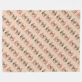 Acht Mäuse eine Milk Cut-Out Stift 2 Fleecedecke (Vorderseite (Horizontal))