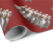 Acht Milchsägemehle abgeschnitten Geschenkpapier (Rolleneckpunkt)