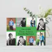 Acht/neun Fotos Grüne - Grad Ankündigung (Stehend Vorderseite)