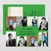 Acht/neun Fotos Grüne - Grad Ankündigung (Vorne/Hinten)