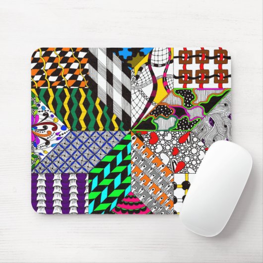 Acht Point Quilt Blockmousepad Mousepad (Mit Mouse)
