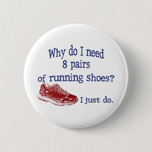 Acht Seiten mit Schuhen Button (Vorderseite)