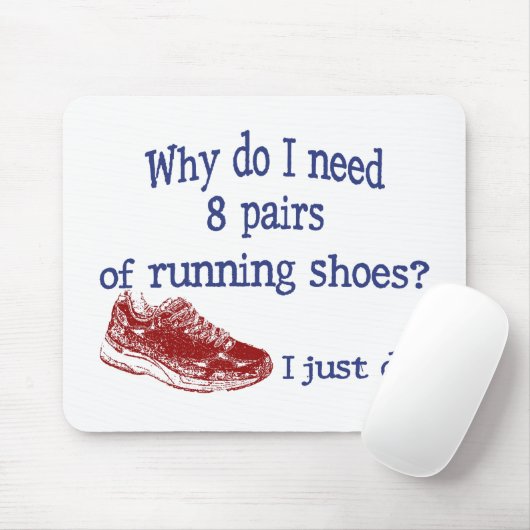 Acht Seiten mit Schuhen Mousepad (Mit Mouse)