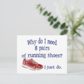 Acht Seiten mit Schuhen Postkarte (Stehend Vorderseite)