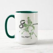 Acht Sekunden, einfach nicht wahr? Bull Riding Des Tasse (Links)