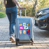 Acht Sorte Mermaid Aufkleber (Koffer Insitu)