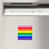 Acht Stripe-Regenbogen-Flagge Magnet (In Situ (Geschirrspüler))