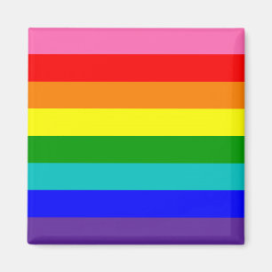 Acht Stripe-Regenbogen-Flagge Magnet