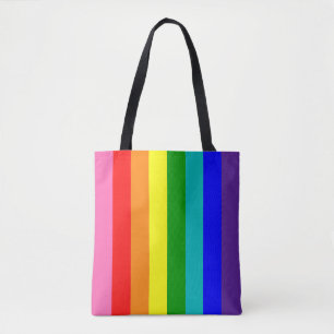 Acht Stripe-Regenbogen-Flagge Tasche