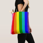 Acht Stripe-Regenbogen-Flagge Tasche (Von Nahem)