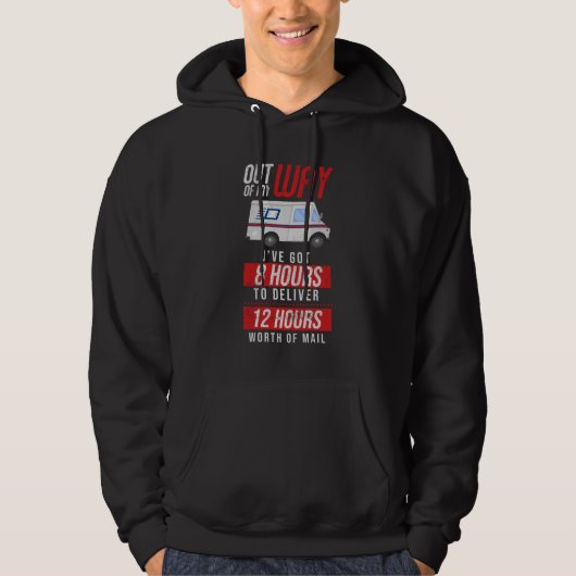 Acht Stunden nach der Wahl der Postbeamten Hoodie (Vorderseite)