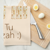 Acht Tage Matzah Geschirrtuch (Viertel Falte)