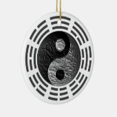 Acht Trigrams Yin Yang Prägen Ähnlicher Drache Keramik Ornament (Rechts)