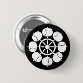 Acht Wasserrad Button (Vorne & Hinten)