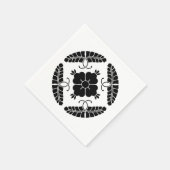 Acht Wisterias Serviette (Ecke)