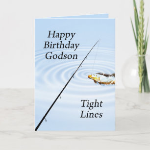 Acht Zeilen Geburtstagskarte für einen Godson Karte