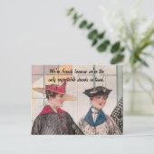 Achtbare Säufer Postkarte (Stehend Vorderseite)