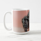 Achtbeinige Liebe: Fett Jumper Spider Merch Kaffeetasse (Links)
