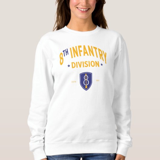 Achte Abteilung Infanterie - Militär der Vereinten Sweatshirt (Vorderseite)