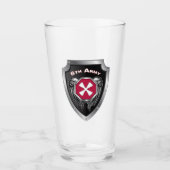 Achte Armee Veteran Custom Shield Glas (Vorderseite)