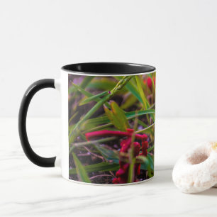 Achte auf deinen Rücken Schwarze 11 oz Kombi-Tasse Tasse