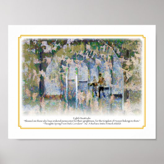 Achte Breite 8,5 x 11 Poster (Vorne)