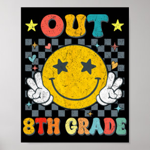 Achte Grade Graduate Abschluss letzter Tag des Sch Poster