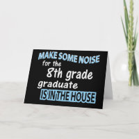 Achte Grade School Graduate Gratulation