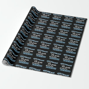Achte Grade School Graduate Herzlichen Glückwunsc Geschenkpapier