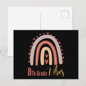 Achte Grade Vibes - Achte Klasse Squad Postkarte (Vorne/Hinten)