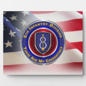 Achte Infanterieabteilung "PATHFINDER" Fotoplatte (Vorderseite)