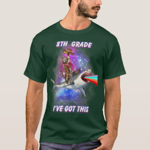 Achte Klasse I Got diese Niedliche Katzen Hai Ra T-Shirt