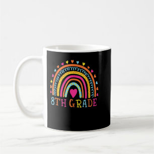 Achte Klasse Lehrer Leopard Regenbogen Achte Klass Kaffeetasse
