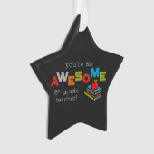 Achte Klasse Lehrer Wertschätzung, Phantastisch Ornament (Vorderseite)