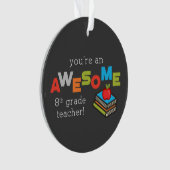 Achte Klasse Lehrer Wertschätzung, Phantastisch Ornament (Vorderseite)