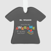 Achte Klasse Lehrer Wertschätzung, Phantastisch Ornament (Rückseite)