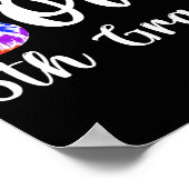 Achte Klasse letzter Tag Abschluss der Schule Poster (Ecke)